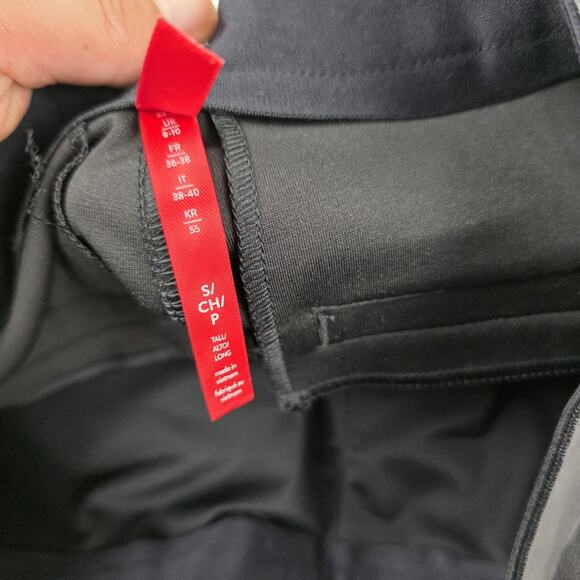 Spanx Pants Womens Small Black Flare Faux Leather‎ Pull On High Rise Stretch - Picture 5 of 13